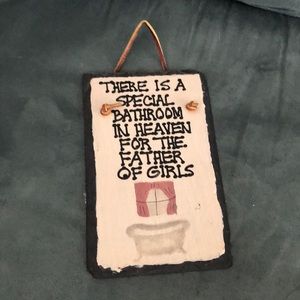 Bathroom wall hanging
